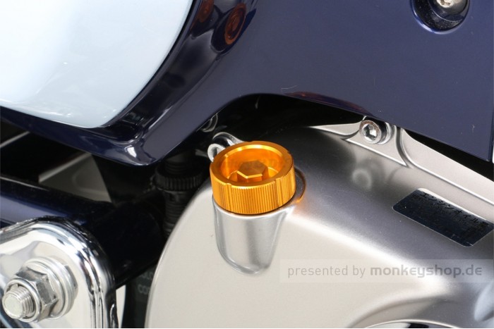 Kitaco Öl Einfüll Deckel M20 x P2.5 Typ 2 Aluminium CNC gold eloxiert