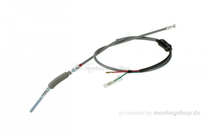 Bremszug vorn mit Bremslichtschalter grau f. Z50A
