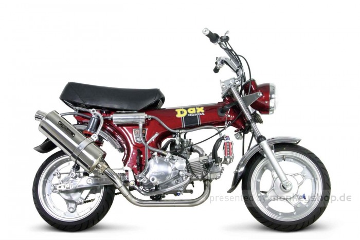 Takegawa Power Silent Oval Edelstahl Auspuffanlage f. Dax