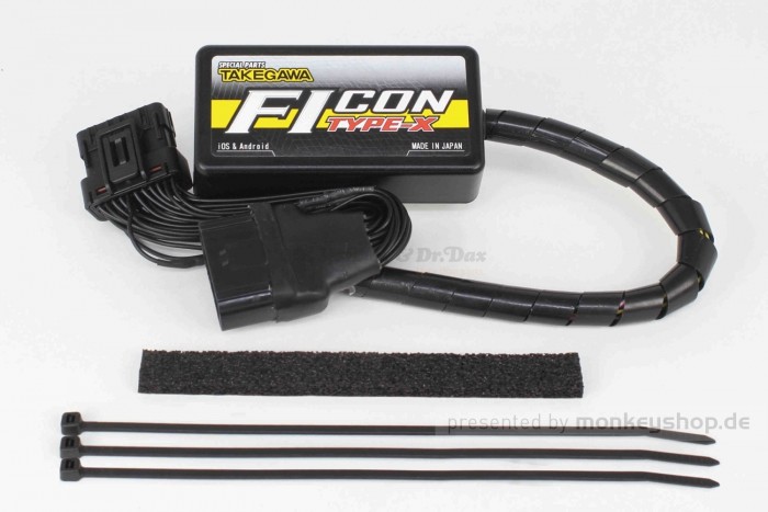 Takegawa FI-Con Type-X Bluetooth Controller für 125-181 cc 4 Ventiler f. Monkey 125 JB02