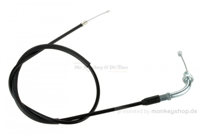 Gaszug schwarz 94,5cm 90° Bogen f. CB50 XL50