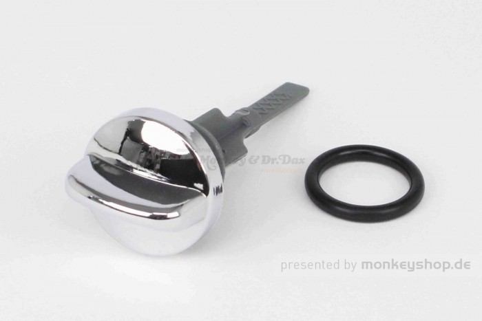 Takegawa Ölpeilstab verchromt kurz