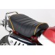 Kitaco Sitzbank Typ Tuck Roll schwarz mit gelbem Keder f. Monkey 125