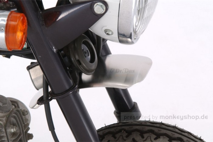 G-Craft Schutzblech vorn kurz Aluminium gebürstet f. Monkey + Gorilla