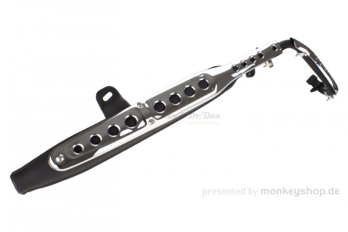 Auspuffanlage Replika orig. Look schwarz 12 Volt Dax