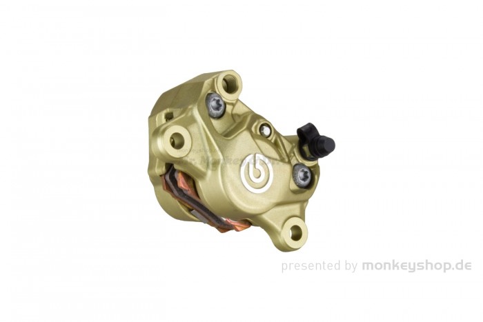 Brembo 2-POT Doppelkolben Bremssattel Bremszange P32G gold