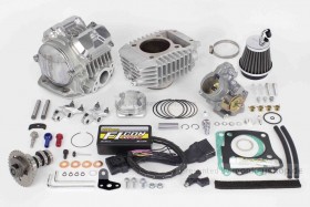 Takegawa Tuning Kit 181 cc 4-Valve (4V+R) Zylinderkopf mit FI-Con Type-X & Drosselklappe f. Honda Monkey 125