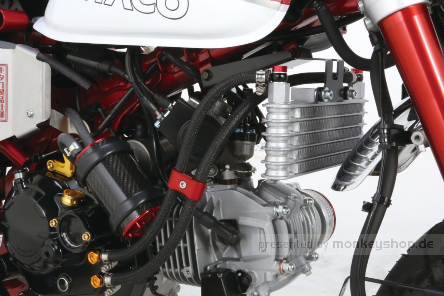 125 ml Ölkühler Motoröl Kühler System Kit für Honda GY6 100CC