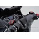 Daytona Deckel Bremspumpe 2-farbig eloxiert rot schwarz f. HONDA (B) + Skyteam