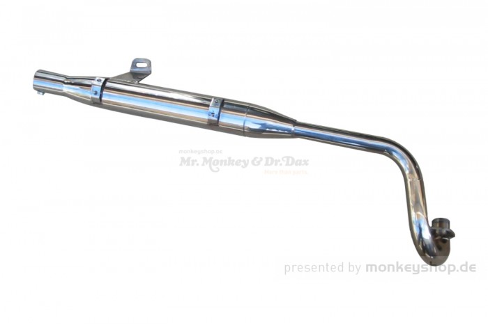 Kitaco Auspuffanlage Edelstahl poliert f. Dax