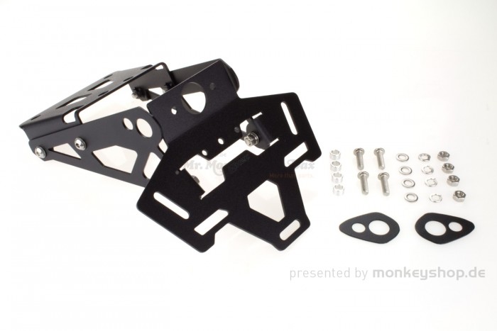 H2C Kennzeichenhalter Fender Less Kit Aluminium f. MSX125 Grom JC92