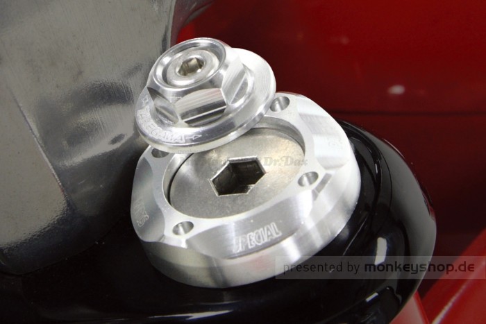 Takegawa Gabel Schrauben Set Aluminium CNC silber f. Monkey + Dax