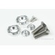 Takegawa Gabel Schrauben Set Aluminium CNC silber f. Monkey + Dax