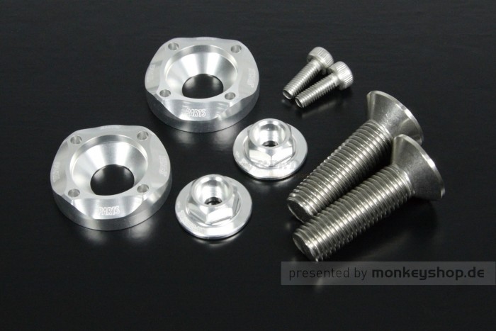 Takegawa Gabel Schrauben Set Aluminium CNC silber f. Monkey + Dax