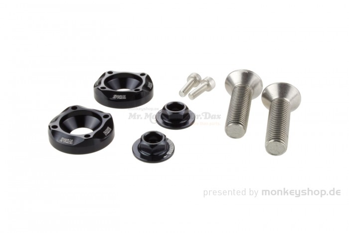 Takegawa Gabel Schrauben Set Aluminium CNC schwarz f. Monkey + Dax