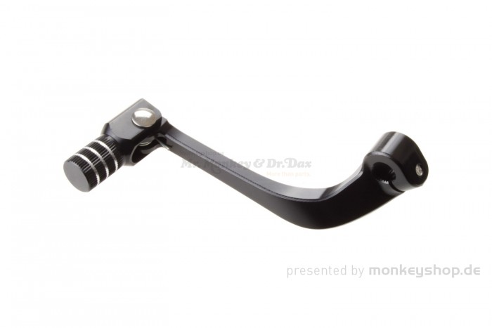 Schalthebel Aluminium CNC schwarz gebogen f. ZongShen + ANIMA Motoren