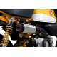 Scorpion Red Power Aluminium / Edelstahl Auspuffanlage gebürstet f. Monkey 125 JB02 JB03