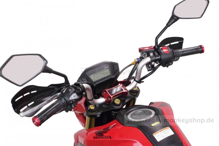 Takegawa Handschützer Set schwarz ø22.2mm f. MSX + Monkey 125