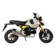 Auspuffanlage Aluminium silber untenliegend f. MSX 125 GROM JC92