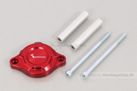 Kitaco E-Starter Deckel Aluminium CNC rot eloxiert f. MSX Grom JC92