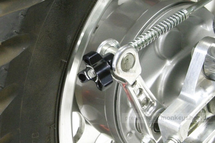 Takegawa Einstellmutter Bremse Alu CNC schwarz