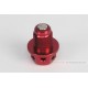Takegawa Öl Ablass Schraube M12 x 1.5 Magnet Adapter Öltemperatur Aluminium rot eloxiert