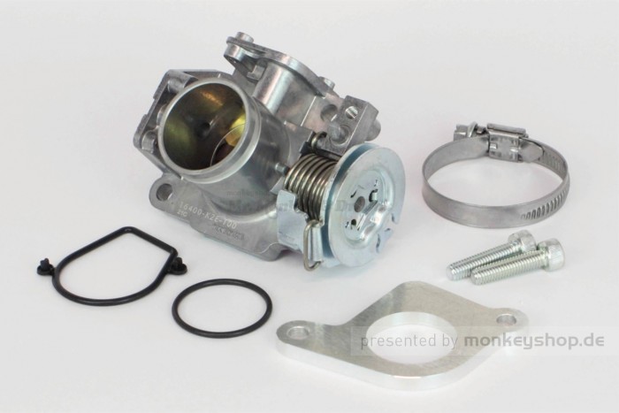 Takegawa Tuning Drosselklappe 28 mm (Big Throttle Body) f. orig. Zylinderkopf 125-181 cc Honda Super Cub 125