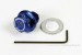 Takegawa Öl Ablass Schraube M12 x 1.5 Magnet Adapter Öltemperatur Aluminium blau eloxiert
