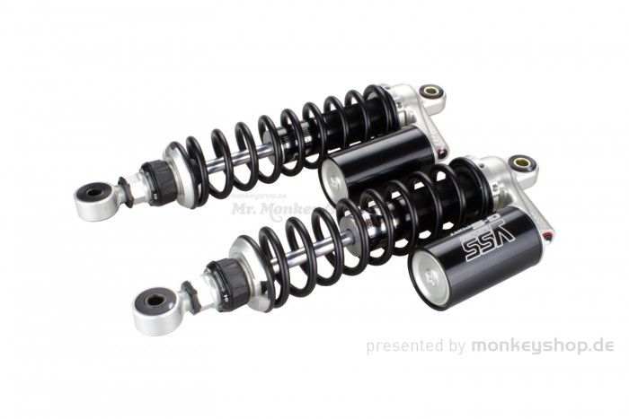 YSS Gasdruck Stoßdämpfer Paar 60-90kg silber schwarz mit ABE f. Monkey 125