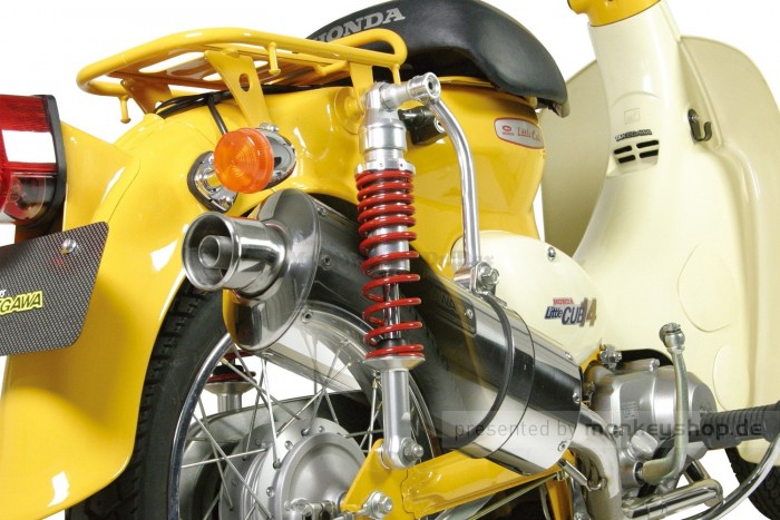 Takegawa Stoßdämpfer hinten 325mm Aluminium rot