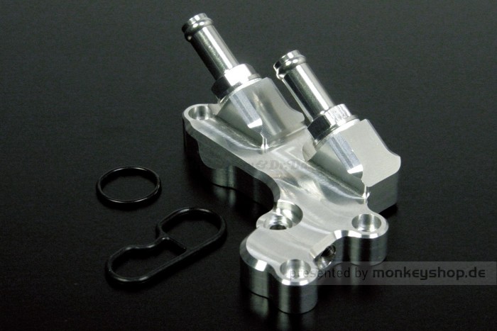 Takegawa Ölkühler Anschlussplatte f. Super Head +R 4 Valve