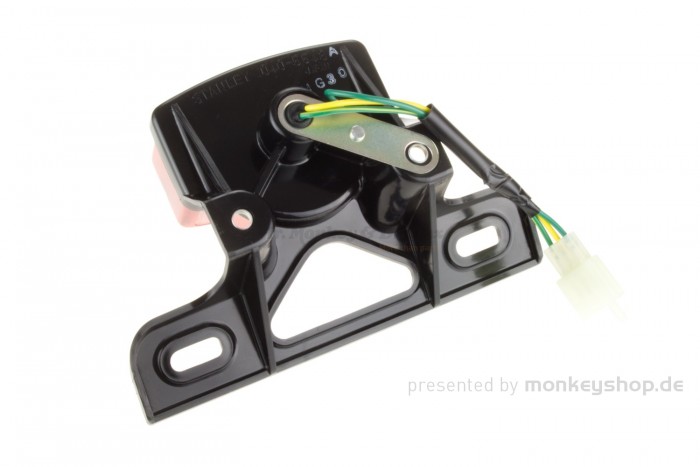 Honda Rücklicht + Kennzeichenhalter schwarz komplett f. Monkey
