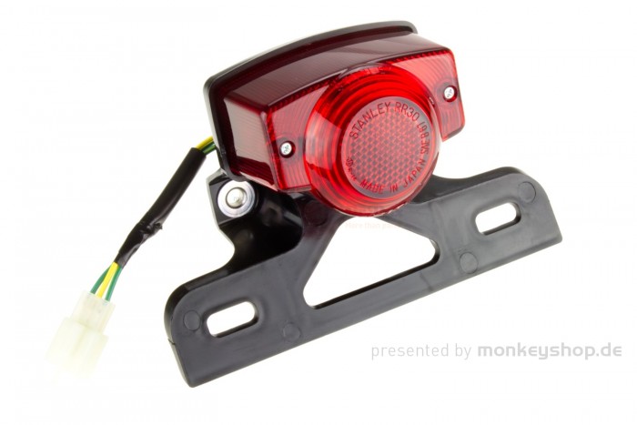 Honda Rücklicht + Kennzeichenhalter schwarz komplett f. Monkey