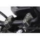 Kitaco obere Lenkerklemmen Set Aluminium CNC gun metallic eloxiert f. MSX + Monkey 125 + Dax 125