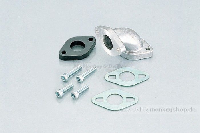 Kitaco Ansaugstutzen Kit 15° links f. Monkey + Gorilla 50 mit PC18 PC20 PC22 Vergaser