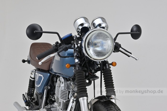 Daytona "D-MIRROR-9" Stahl ABS Seitenspiegel Satz schwarz