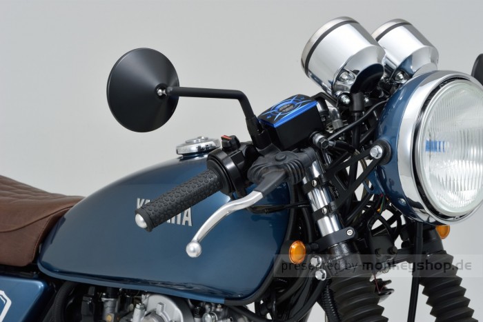 Daytona "D-MIRROR-10" Stahl ABS Seitenspiegel Satz schwarz