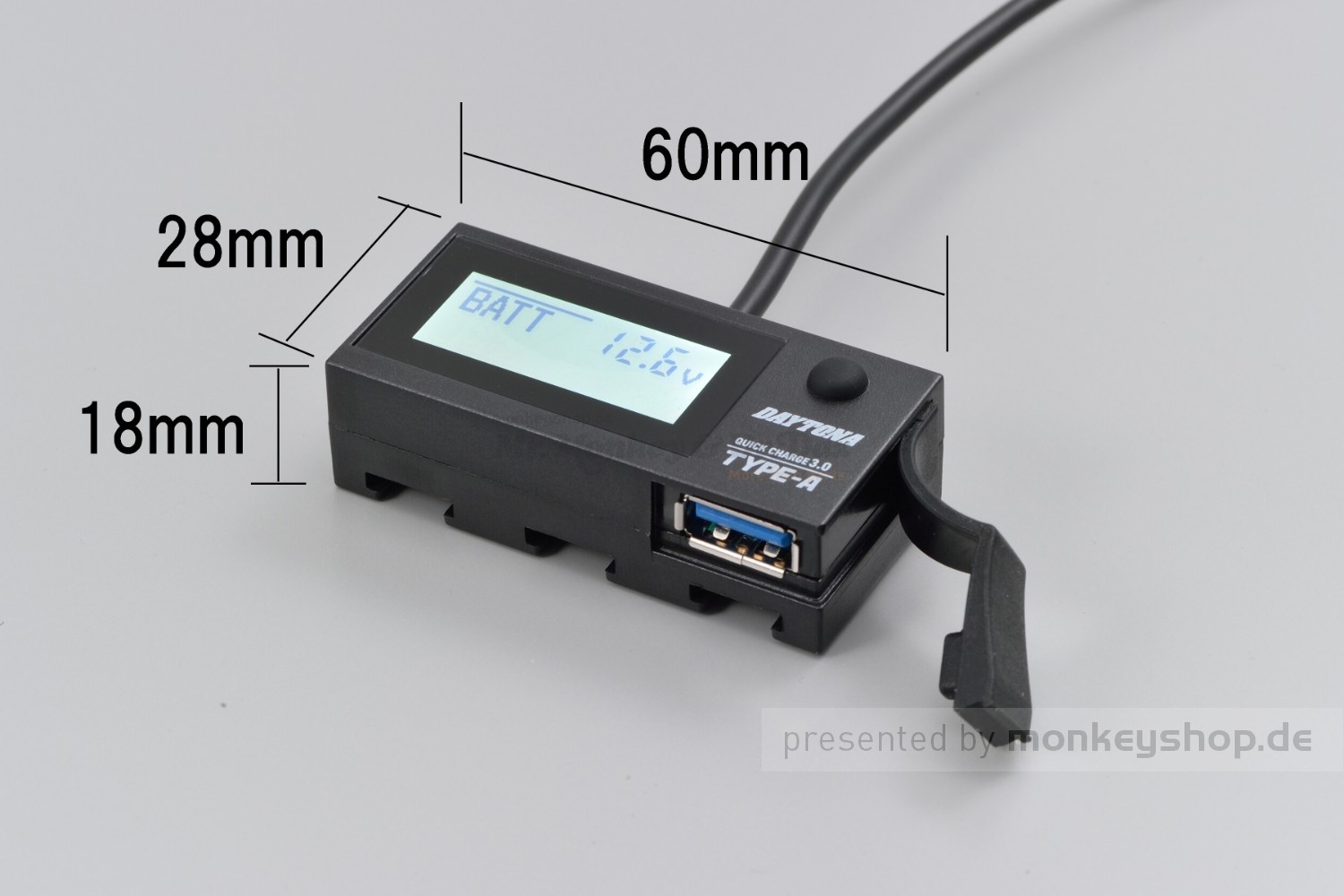 Daytona USB PD3.0 Ladegerät & Voltmeter