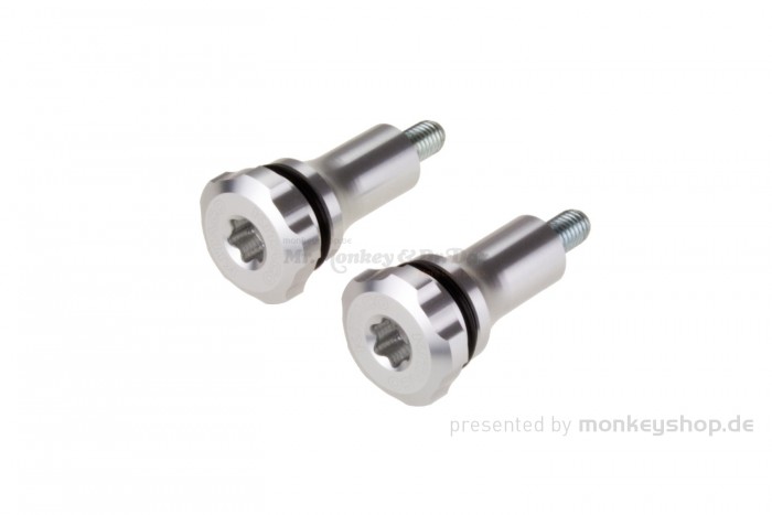 Kitaco Sitzbank Schrauben Befestigung Aluminium CNC silber f. Monkey 125