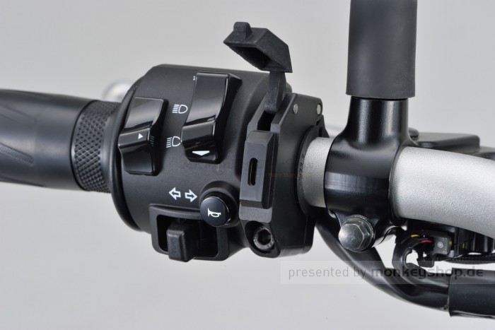 Daytona USB-C PD3.0 Ladegerät Stromversorgung SLIM LINE f. Lenker