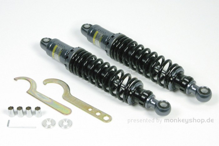 Takegawa Stoßdämpfer Paar 320 - 340 mm Aluminium schwarz