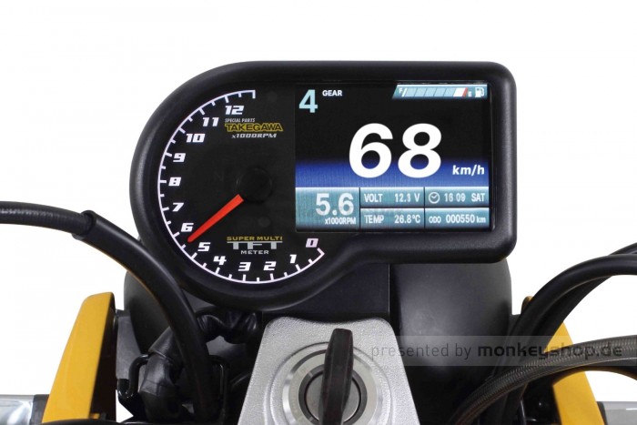 Takegawa Kombi Instrument Tachometer Super Multi TFT Meter f. Monkey 125