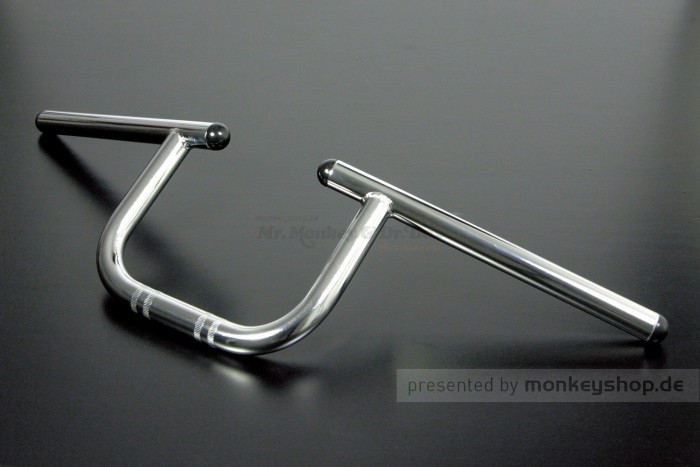 Takegawa Bat Lenker niedrig Aluminium verchromt