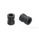 Kitaco Distanz Buchse Spacer Set vorn schwarz Aluminium CNC f. MSX 125 JC61 JC75