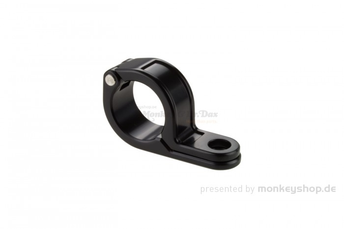 Daytona Blinker Klemme Aufnahme Aluminium schwarz f. Gabel ø30 mm