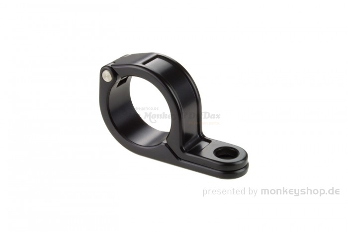 Daytona Blinker Klemme Aufnahme Aluminium schwarz f. Gabel ø35 mm