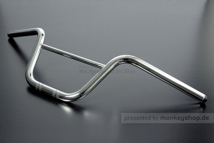 Takegawa Racing Up Lenker niedrig Aluminium verchromt