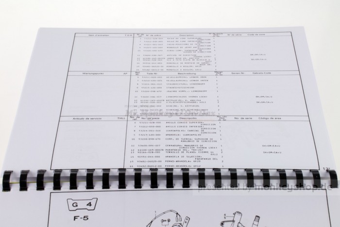 Ersatzteil Handbuch Liste Katalog f. Honda Monkey + Gorilla 6 Volt Z50J Z50G