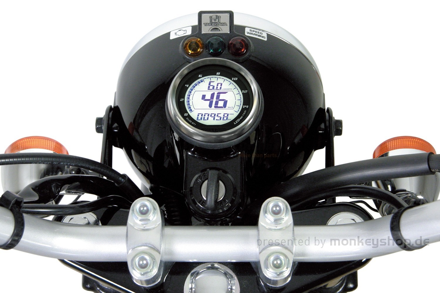 Takegawa D-Type LCD Tachometer Drehzahlmesser