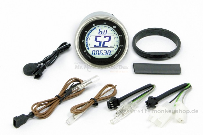 Takegawa D-Type LCD Tachometer Drehzahlmesser